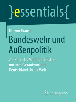 cover image of Bundeswehr und Außenpolitik
